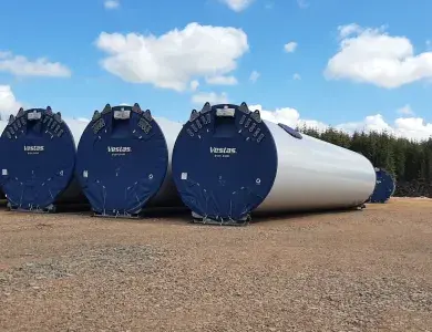 Vestas tower sections