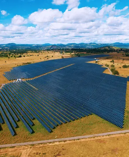 Parc solaire de la clé des champs France