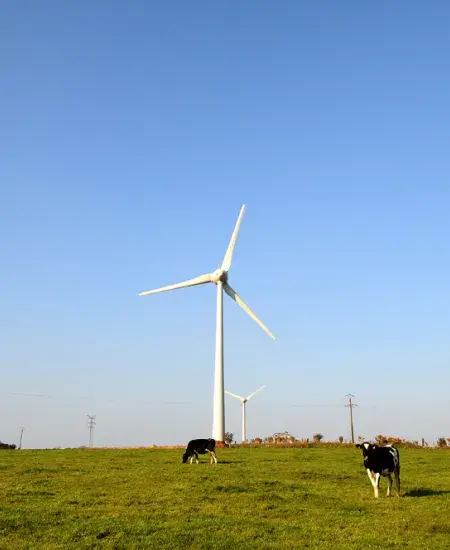 Parc éolien de Coat Conval en France