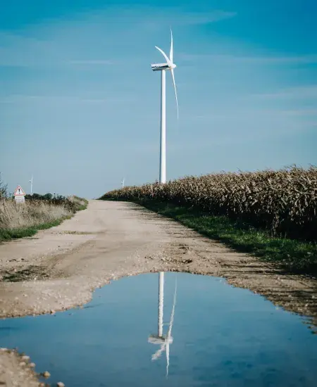 Le grand camp parc éolien en France