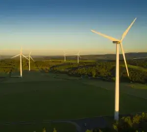 Parc éolien d'Ally-mercoeur en France