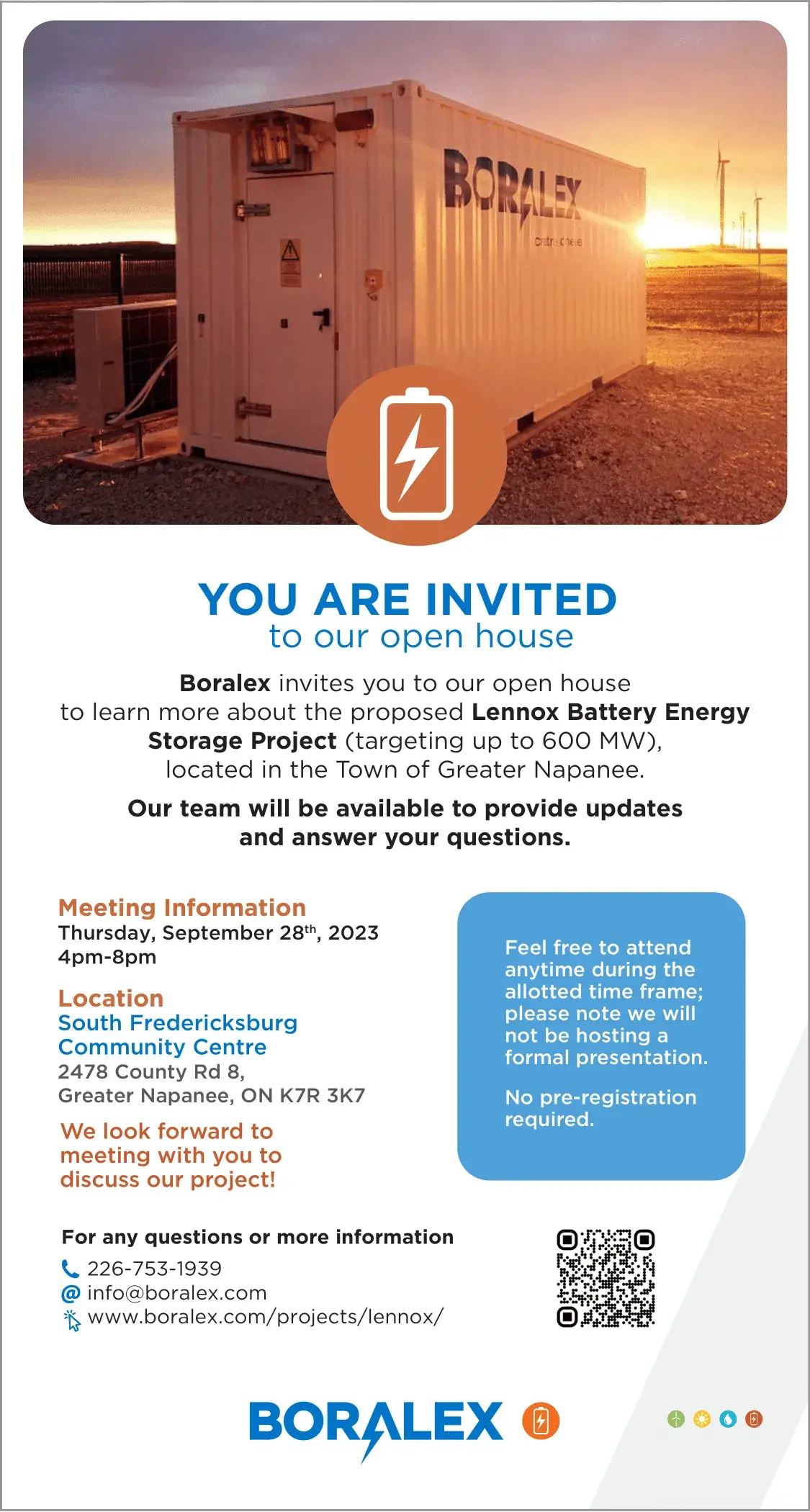 Lennox, renewable energy storage in Canada | Boralex Canada