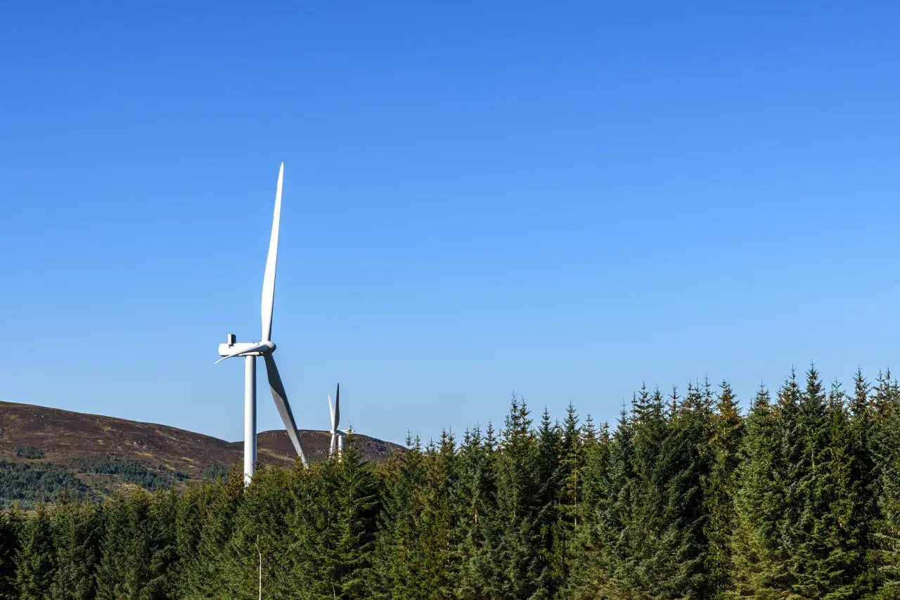 Limekiln Wind Farm in Scotland