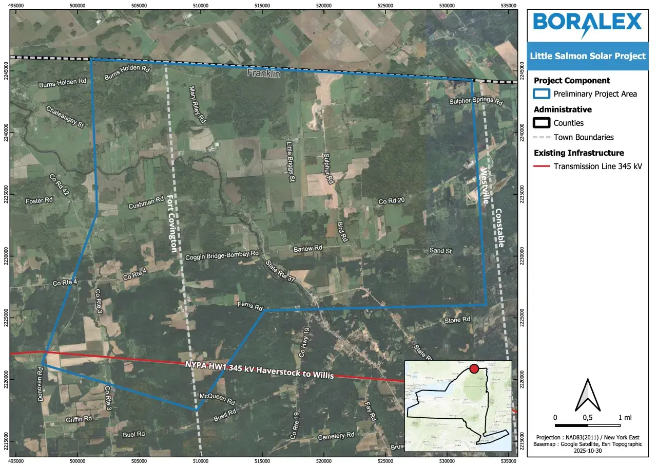 Little Salmon Project Area Map