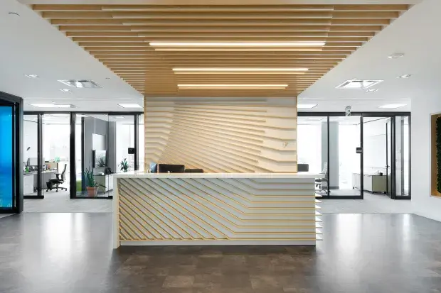 Photo de l'entrée des bureaux de Boralex à Montréal