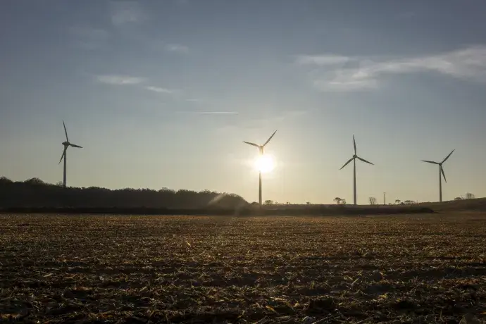 Parc éolien de Plouguin en France