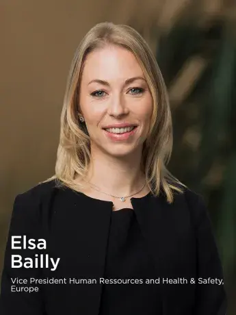Elsa Bailly VP HR and SST