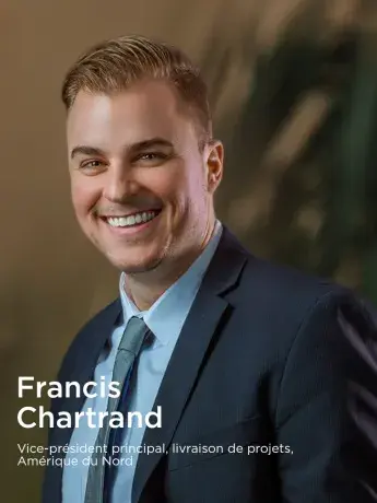 Francis Chartrand VP Livraison de projets Boralex, Amérique du Nord