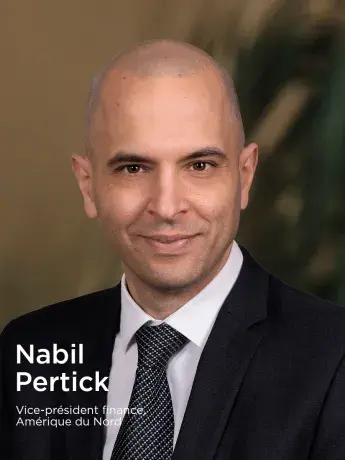 Nabil Pertick Vice Président Finance Amérique du Nord Boralex