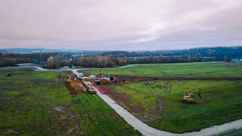 Plaine de nange chantier