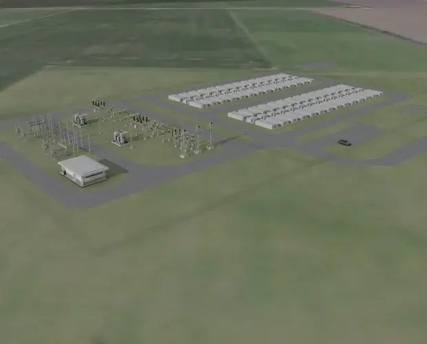 Rendu du site de stockage de Tilbury