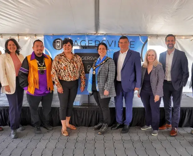 Photo de groupe Hagersville Inauguration Ontario Canada